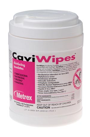 CaviWipes Large 160/Can X 12/Case