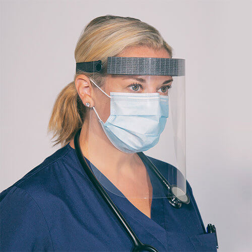 Bulk face shield visors
